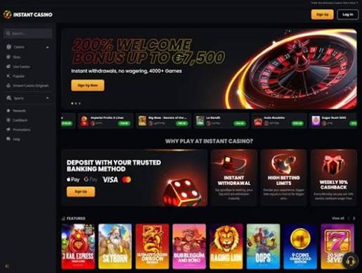 Instant Gambling Establishment Testimonial